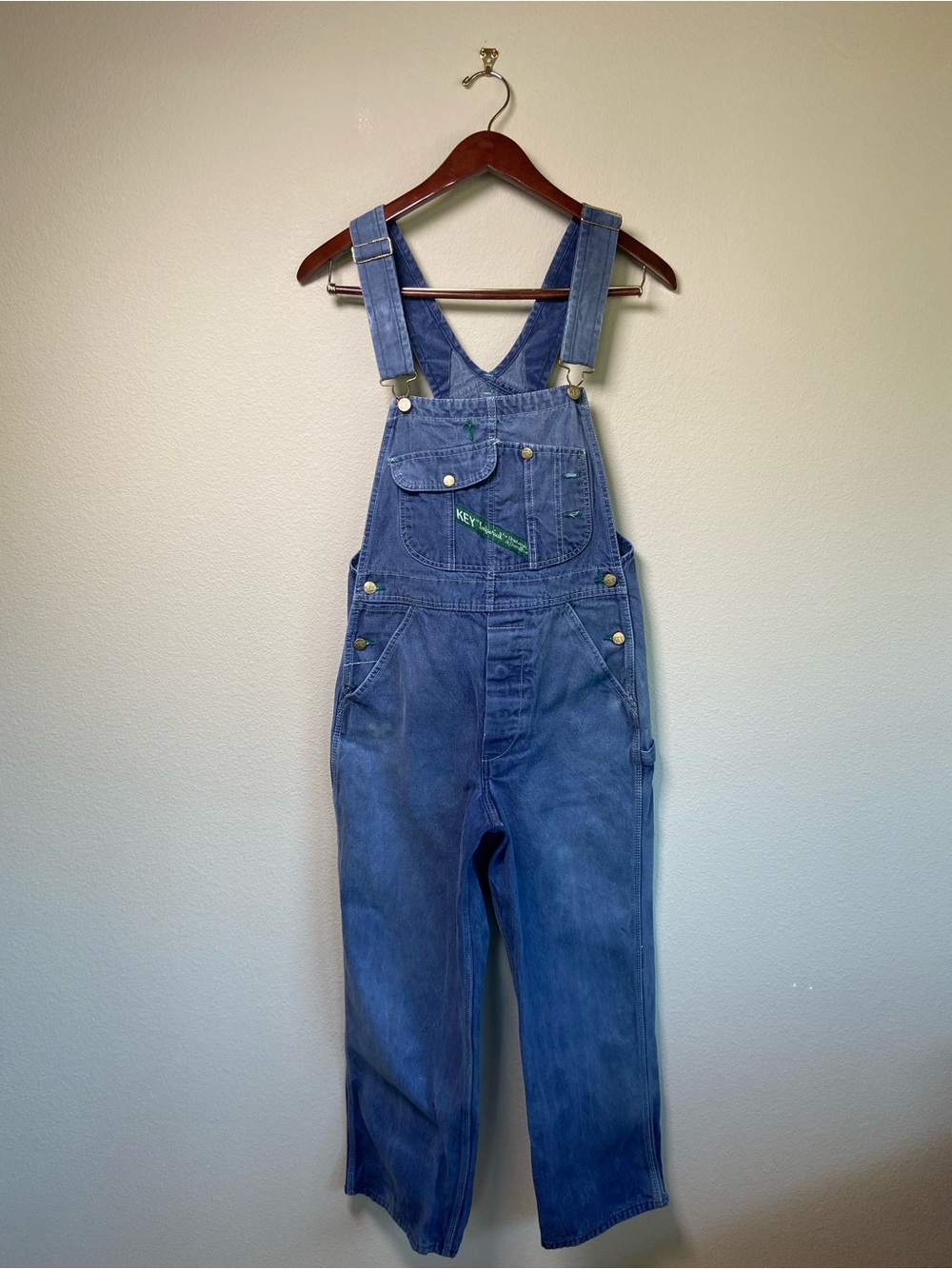KEY Cotton Canvas Overalls